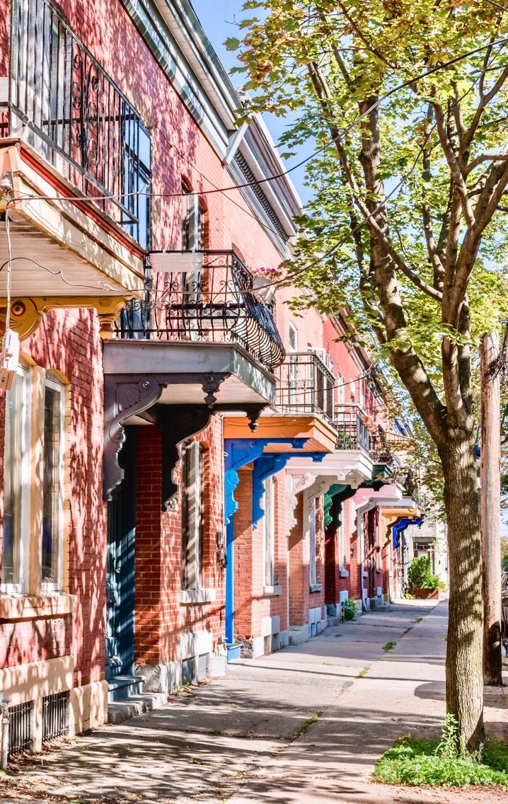 Les rues du plateau, Montréal